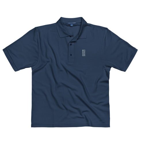 1STAR Coaches &God Vertical Smoke Men'S Premium Polo